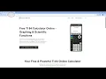 The Best Free TI 84 Calculator Online