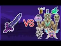 Terraria 1 4 4 9 - Night s Edge vs ALL Bosses