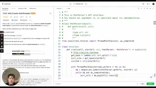 Leetcode explained - Web Crawler Multithreaded implemented in Python 3 leetcode 1242