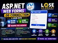 ASP NET Web Forms Login Page with DB Connection Tutorial 6 Stored Procedure Inline Query Hindi