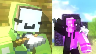 "Numb the Pain” ♪ Dream VS Daquavis Manhunt Animated Music Video