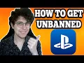 How To Get Unbanned From Playstation Network 2026
