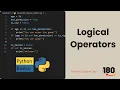 Logical Operators in Python for Absolute Beginners Lesson 09 Python 2D Game Development