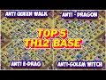 TOP-05 STRONG TH12 WAR BASE WITH COPY LINKS TH12 ANTI-EVERYTHING TH12 UNBEATEN BASE