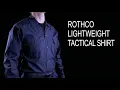 Rothco Midnight Navy Lightweight Tactical Shirt  - 10735 - Video 4 of 1