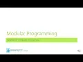 Modular Programming