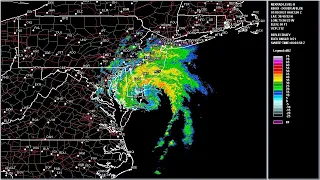 2021 Elsa - Dover Air Force Base DE WSR-88D Radar Animation 1280x720