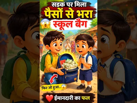 ईमानदारी का सबसे खूबसूरत इनाम 😊 #moralstories