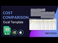 Cost Comparison Template The Easy Way to Find the Lowest Cost