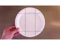Paper Plate Folding Hack - Party Food Gift Box