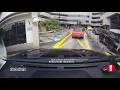 Arrogant driver deliberately blocking cam car s way at Gleneagles Hospital