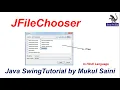 Java Swing Tutorial JFileChooser in Java Swing