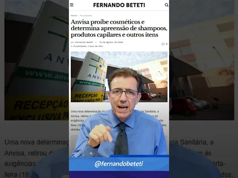 Anvisa proíbe shampoos e cosméticos vendidos no Brasil!