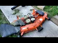 Blade repair on a Husqvarna MZ5424S zero turn