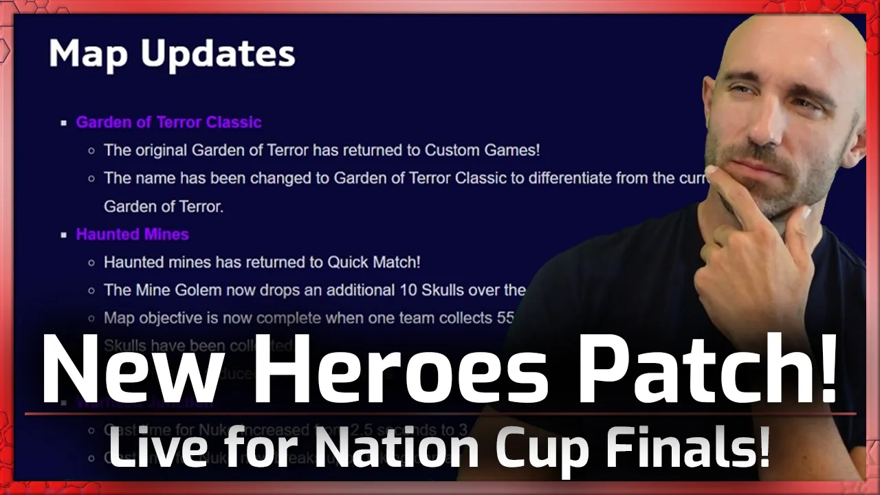 NEW Patch is LIVE! Nations Cup Finals META is changing! - Heroes of the Storm