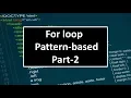 for loop programs pattern based part-2