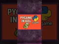 Pygame in 60 Seconds Basic Game Setup Tutorial