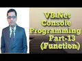function in VB Net console programming