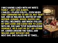 Download Lagu I WAS HAVING LUNCH WITH MY WIFE'S FAMILY - JUST LIKE ALWAYS.I SMILED, I PLAYED POLITE... EVEN ...