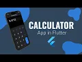Build a beautiful Calculator App in Flutter Dart with Provider Flutter Tutorial for Beginners