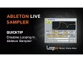 Creative Vocal Looping With Ableton Sampler - Loop Quick Tip