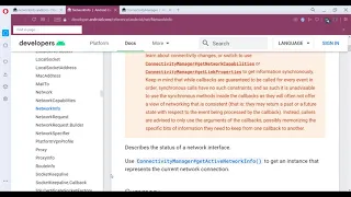 Check Internet Connectivity in Android java