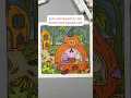 Rainy day effect with a gel pen - coloring tutorial