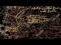 The abstract mathematical formulas moves in the virtual space