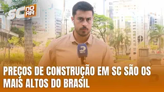 SC registra os maiores custos de construção civil do país