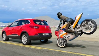 Motorbike Crashes #34 - BeamNG DRIVE | SmashChan