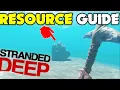 STRANDED DEEP Ultimate Resource Guide - Mining Clay Rocks