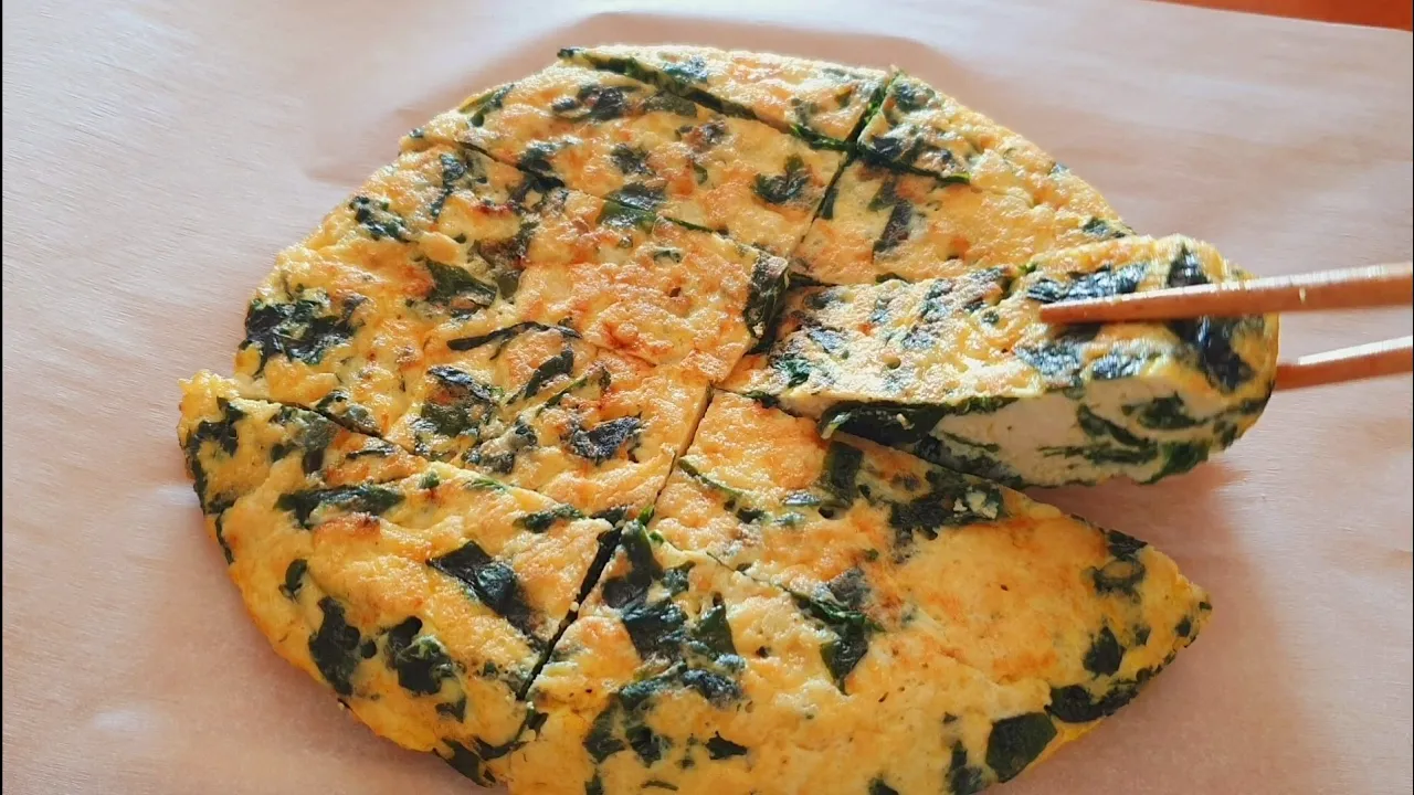 미역 두부 부침