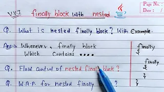 try-catch-finally inside finally block in java Learn Coding