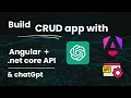 Become a Full Stack Developer Build a CRUD App with NET Core Angular Using ChatGPT Step-by-Step