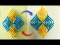 How to make 3D paper snowflakes tutorial DIY step by step