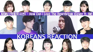 Download 12 Koreans, Reacting to AKMU - How Can I Love The Heartbreak (Reza Darmawangsa ft. JW) MP3