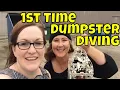 Our 1st Time Dumpster Diving Ride Along Dumpster Dive Haul from Pier 1