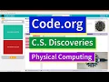 Arrays and Color LEDs Lesson 10 11 Tutorial with Answers Code org CS Discoveries Physical Computing