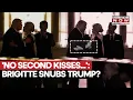 NO SECOND KISSES Macron s Wife Brigitte Snubs Trump Outside Versailles Palace AWKWARD MOMENT