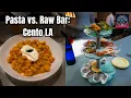 We Tried BOTH restaurants at CENTO - Pasta Bar Vs Raw Bar Who Wins