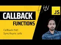 What are Callback functions in Javascript