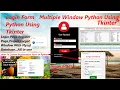 How to create multiple windows in python tkinter Mini project Login Register Project