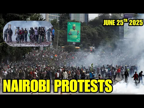 Video Thumbnail: LIVE: Situation in Nairobi CBD as Kenyans take to the streets to commemorate June 25th 2024 victims!