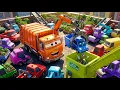 Tangerine Garbage Truck Waste Sorting Challenge City Recycling Adventure