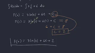 Antiderivatives Initial Value Problems and Applications