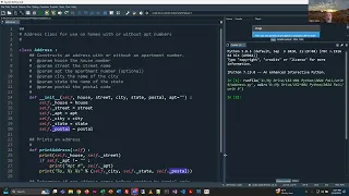 Programming in Python - Chapter 9 Exercises Working with Objects and Classes