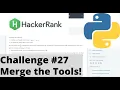 Hackerrank Python Challenge Merge the Tools