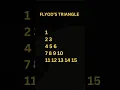 Floyd s Triangle Pattern in Python - Learn It in 60 Seconds