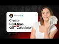 Build a Real-Time GST Calculator with HTML CSS JavaScript Free Code