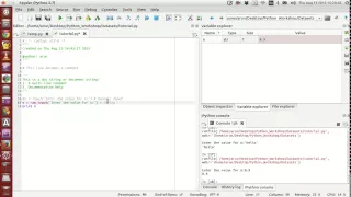 Scientific Programming Using Python 002 Setups Comments Variables Inputs